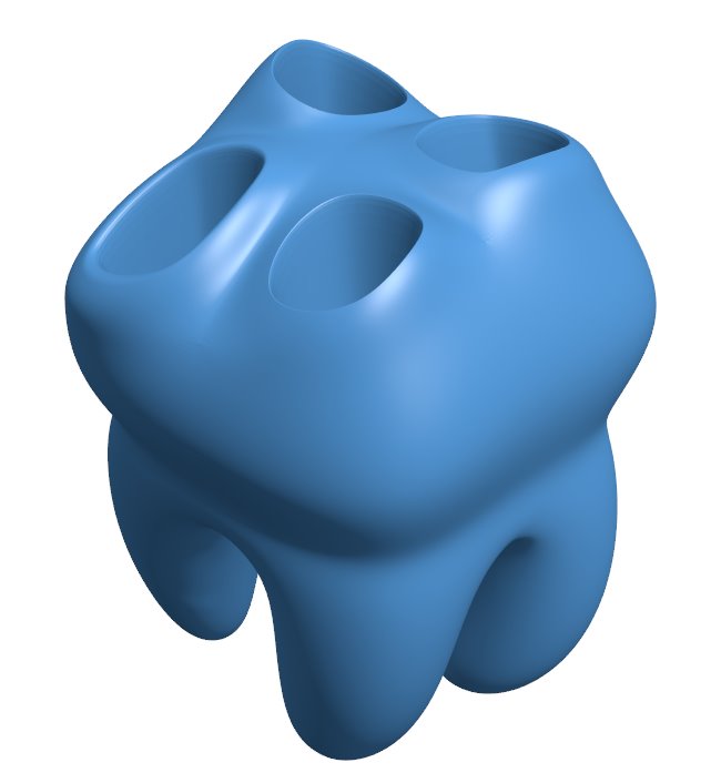 The Big Tooth B009828 file Obj or Stl free download 3D Model for CNC and 3d printer
