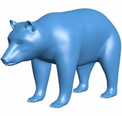 Tibetan Bear B009784 file Obj or Stl free download 3D Model for CNC and 3d printer