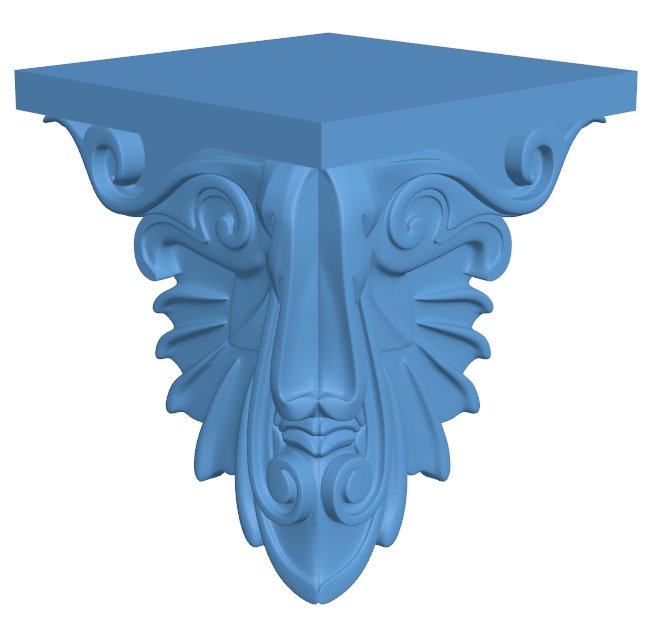 Top of the column T0006259 download free stl files 3d model for CNC wood carving