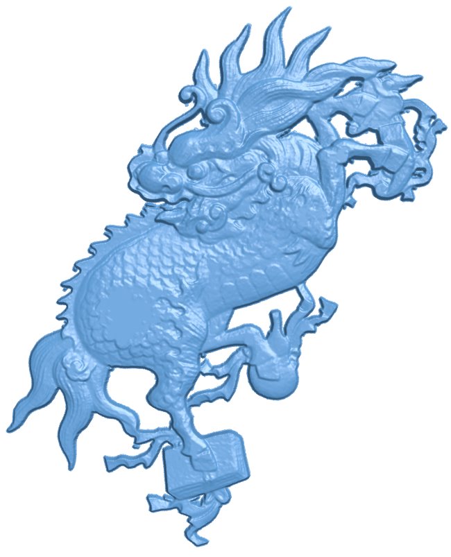 Unicorn T0006378 download free stl files 3d model for CNC wood carving