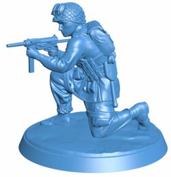 World War 2 soldiers B009916 file Obj or Stl free download 3D Model for CNC and 3d printer