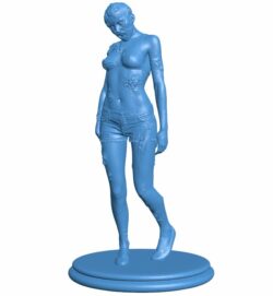 Zombie B009808 file Obj or Stl free download 3D Model for CNC and 3d printer