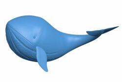whale B009786 file Obj or Stl free download 3D Model for CNC and 3d printer