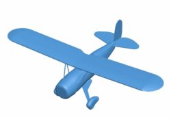 Airplane B010062 file Obj or Stl free download 3D Model for CNC and 3d printer