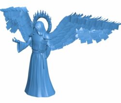 Angel of knowledge B010030 file Obj or Stl free download 3D Model for CNC and 3d printer