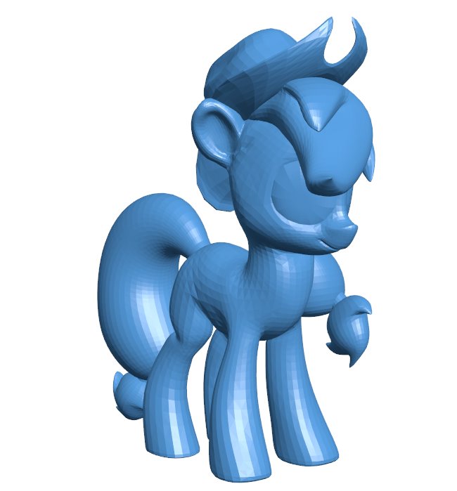 AppleJack B010213 file Obj or Stl free download 3D Model for CNC and 3d printer