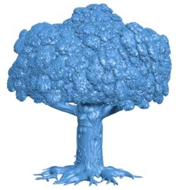 Awakened Tree B010141 file Obj or Stl free download 3D Model for CNC and 3d printer