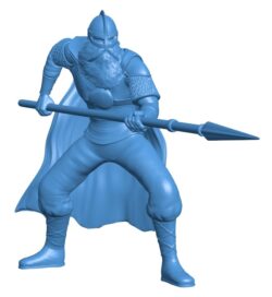 Baba Yaga Horseman – Lancer B010091 file Obj or Stl free download 3D Model for CNC and 3d printer