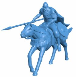 Baba Yaga on Horseman B010211 file Obj or Stl free download 3D Model for CNC and 3d printer