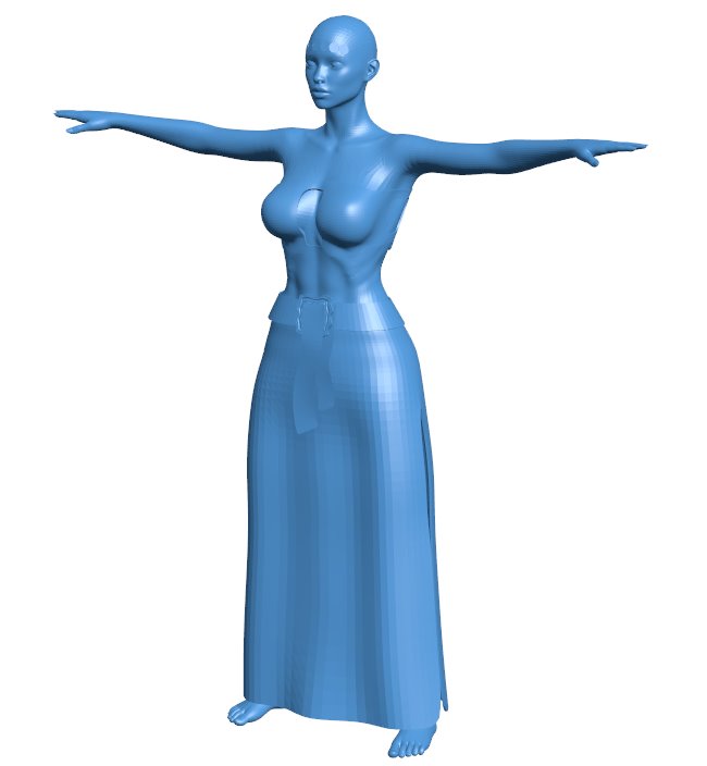 Belly dancer model B009978 file Obj or Stl free download 3D Model for CNC and 3d printer
