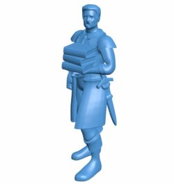 Book Ranger No Weapons B010095 file Obj or Stl free download 3D Model for CNC and 3d printer