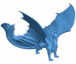 Brass dragon B010179 file Obj or Stl free download 3D Model for CNC and 3d printer