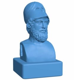 Bust of Pericles at The British Museum, London – scan B009946 file Obj or Stl free download 3D Model for CNC and 3d printer
