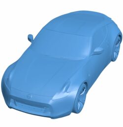 Car 370z B010222 file Obj or Stl free download 3D Model for CNC and 3d printer