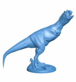 Carnotaurus courtship dance B009920 file Obj or Stl free download 3D Model for CNC and 3d printer