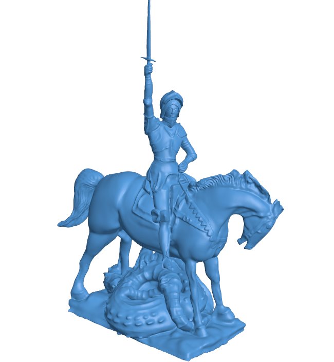 Cavalry Memorial in Hyde Park, London - scan B009947 file Obj or Stl free download 3D Model for CNC and 3d printer