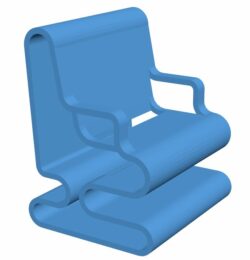 Chair – smartphone stand B010018 file Obj or Stl free download 3D Model for CNC and 3d printer
