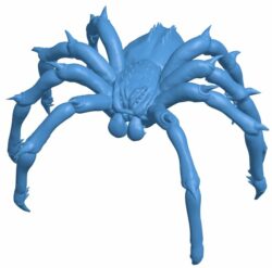 Chelicerae spider B010096 file Obj or Stl free download 3D Model for CNC and 3d printer
