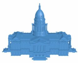 Colorado State Capitol – Denver , CO USA B010058 file Obj or Stl free download 3D Model for CNC and 3d printer