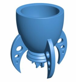 Cuprocket B010224 file Obj or Stl free download 3D Model for CNC and 3d printer