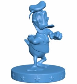 Donald Duck B009922 file Obj or Stl free download 3D Model for CNC and 3d printer