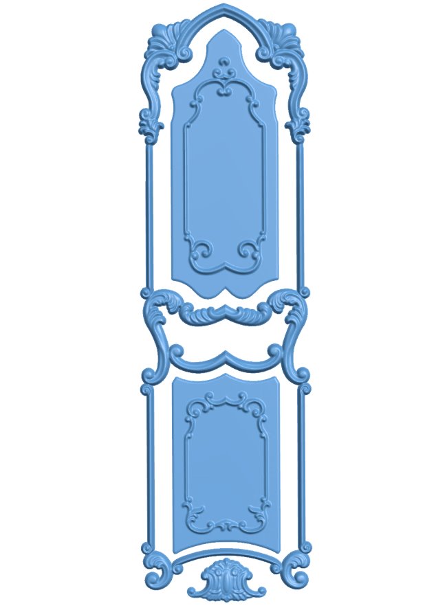 Door frame pattern T0006748 download free stl files 3d model for CNC wood carving