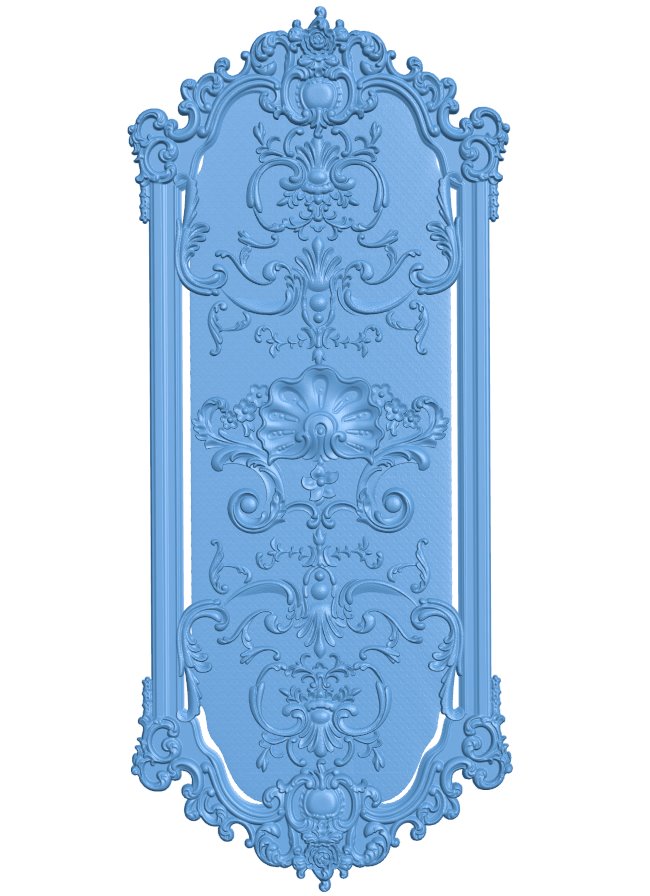 Door frame pattern T0006750 download free stl files 3d model for CNC wood carving