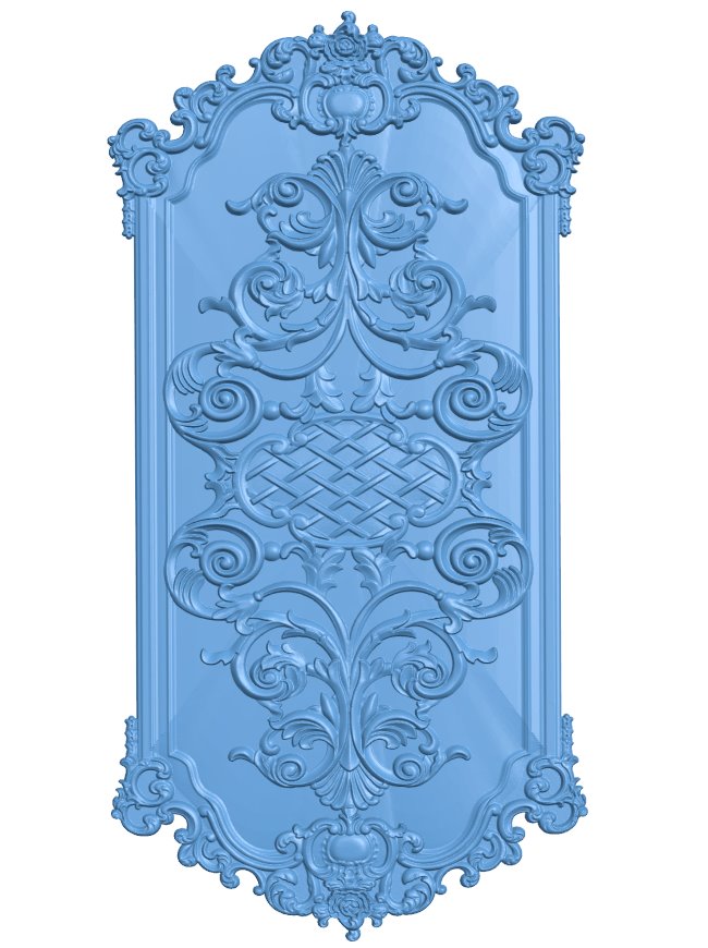 Door frame pattern T0006751 download free stl files 3d model for CNC wood carving