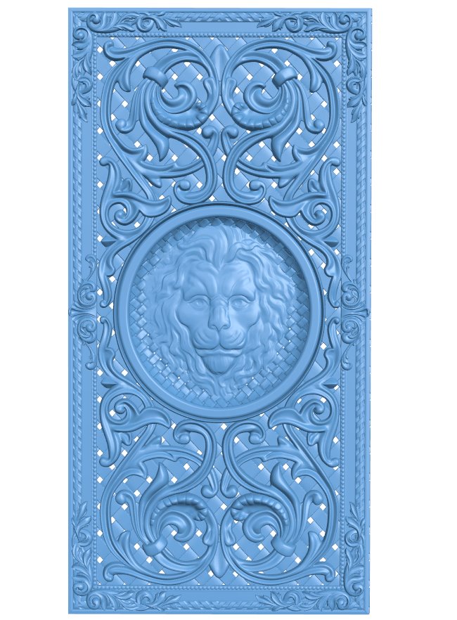 Door frame pattern T0006786 download free stl files 3d model for CNC wood carving