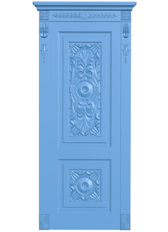 Door pattern T0006792 download free stl files 3d model for CNC wood carving