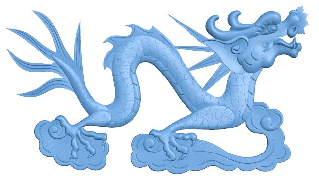 Dragon T0006794 download free stl files 3d model for CNC wood carving