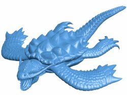 Dragon Turtle B010046 file Obj or Stl free download 3D Model for CNC and 3d printer