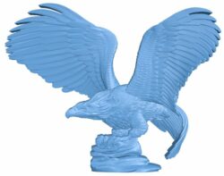 Eagle T0006795 download free stl files 3d model for CNC wood carving