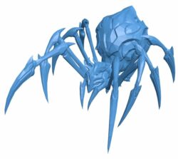 Elise spider – League of Legends B009953 file Obj or Stl free download 3D Model for CNC and 3d printer