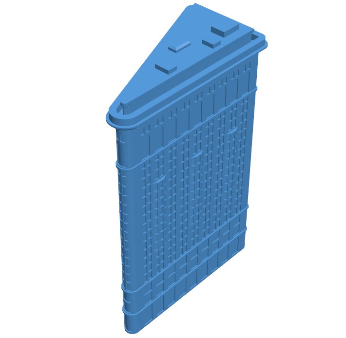 Flatiron Building - New York City, USA B010038 file Obj or Stl free download 3D Model for CNC and 3d printer