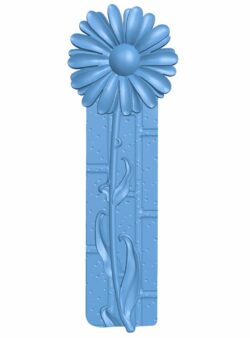 Flower painting T0007113 download free stl files 3d model for CNC wood carving