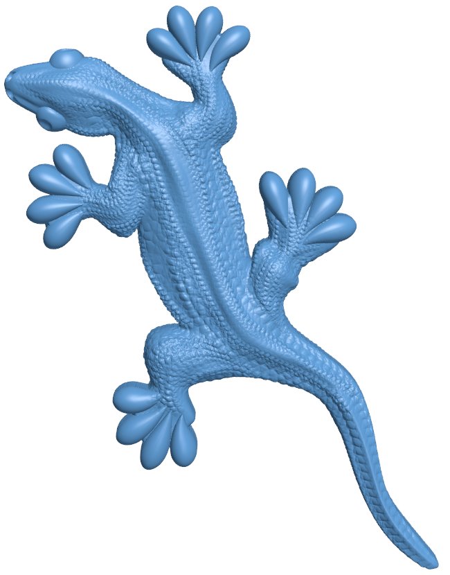 Gecko T0006709 download free stl files 3d model for CNC wood carving