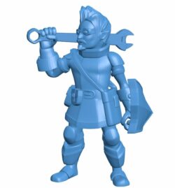 Gnome Male B010158 file Obj or Stl free download 3D Model for CNC and 3d printer