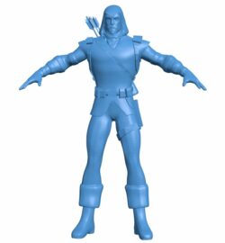 Green Arrow B010225 file Obj or Stl free download 3D Model for CNC and 3d printer