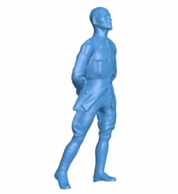 Jan Christian Smuts Statue, Parliament Square, London – scan B009988 file Obj or Stl free download 3D Model for CNC and 3d printer