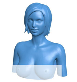 Jessy Girl B010060 file Obj or Stl free download 3D Model for CNC and 3d printer
