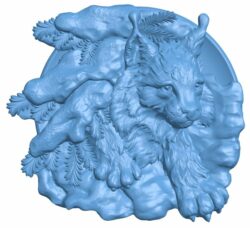 Lynx T0006764 download free stl files 3d model for CNC wood carving