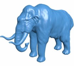 Mammoth B010014 file Obj or Stl free download 3D Model for CNC and 3d printer