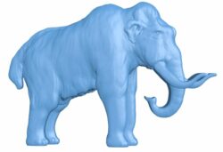 Mammoth T0007038 download free stl files 3d model for CNC wood carving
