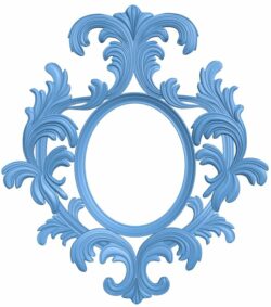 Mirror frame pattern T0006603 download free stl files 3d model for CNC wood carving