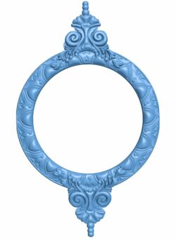 Mirror frame pattern T0006947 download free stl files 3d model for CNC wood carving