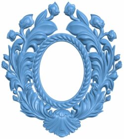 Mirror frame pattern T0006990 download free stl files 3d model for CNC wood carving