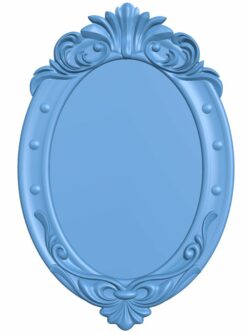 Mirror frame pattern T0007155 download free stl files 3d model for CNC wood carving