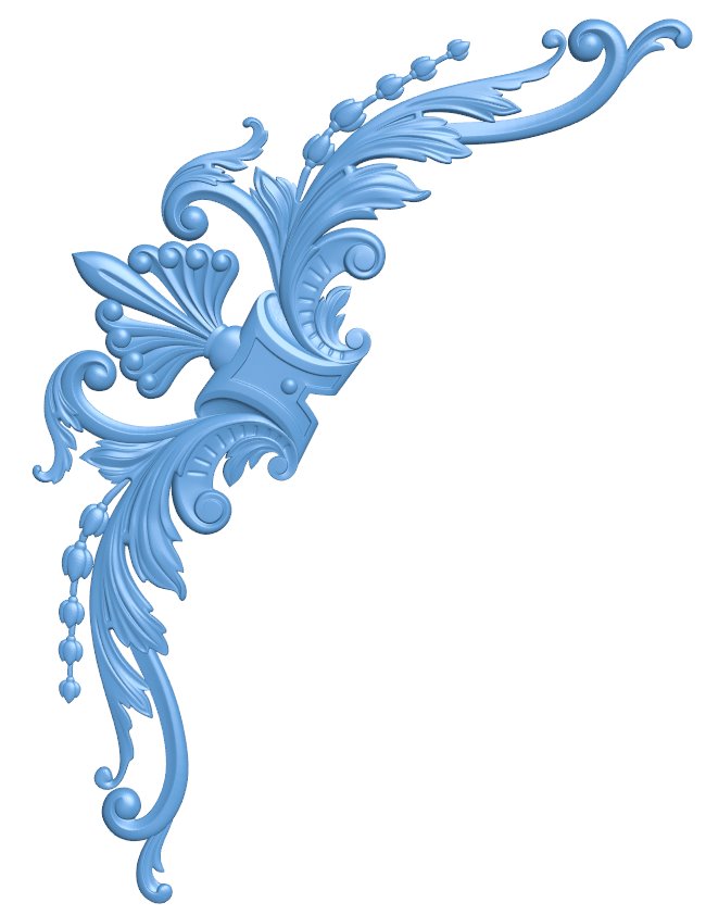 Pattern decor design T0006688 download free stl files 3d model for CNC wood carving