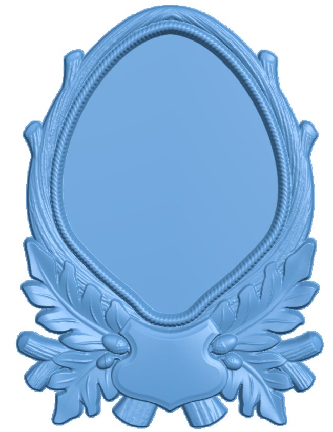 Picture frame or mirror T0006652 download free stl files 3d model for CNC wood carving